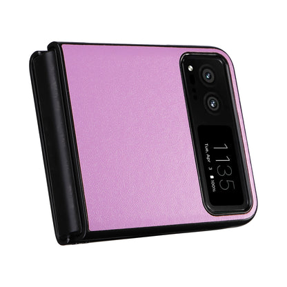 For Motorola Razr 40 5G Drop-proof Phone Cover Shockproof PU Leather+PC Phone Case