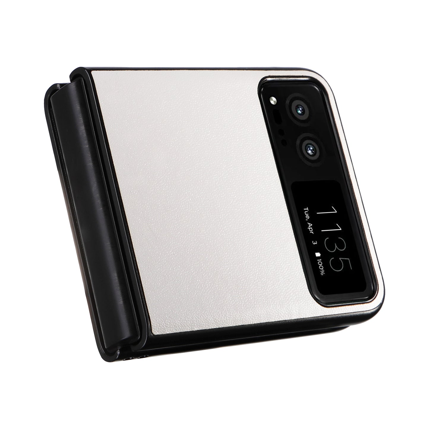 For Motorola Razr 40 5G Drop-proof Phone Cover Shockproof PU Leather+PC Phone Case