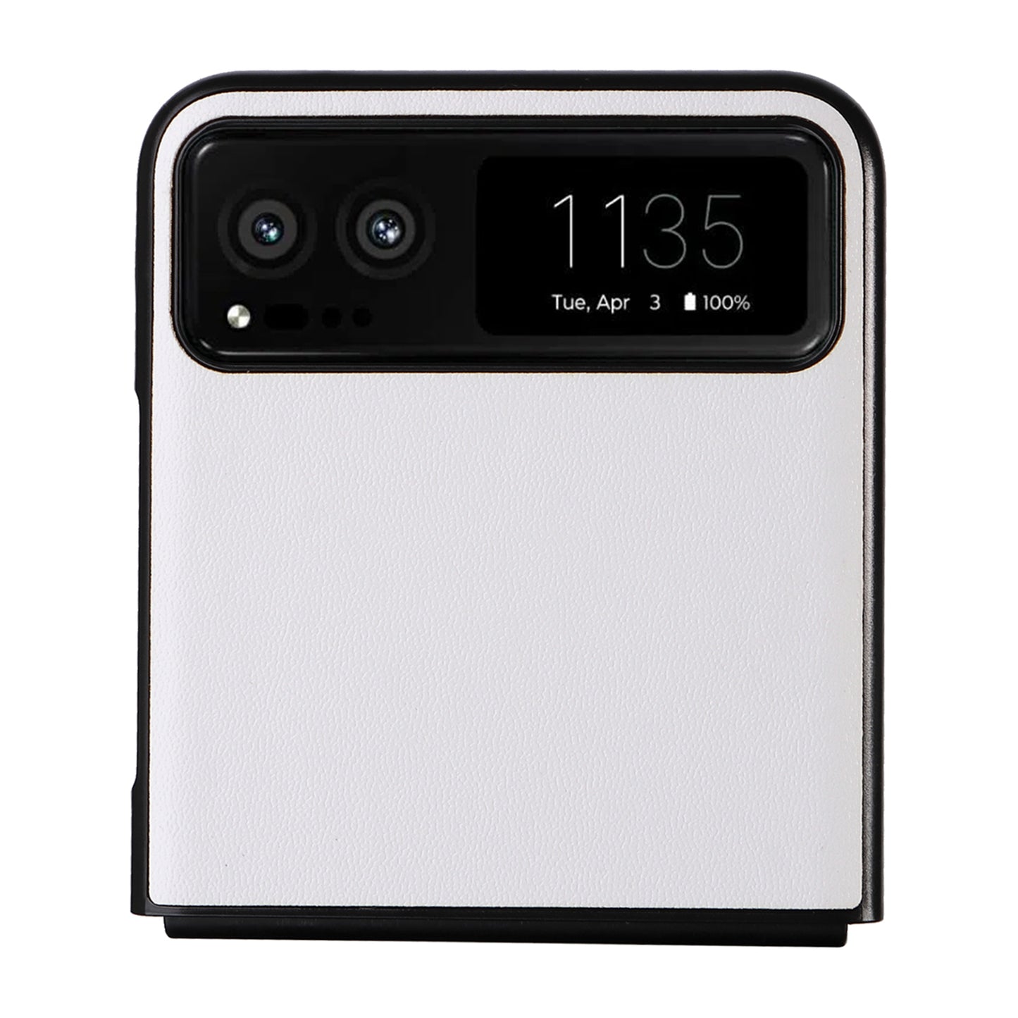 For Motorola Razr 40 5G Drop-proof Phone Cover Shockproof PU Leather+PC Phone Case