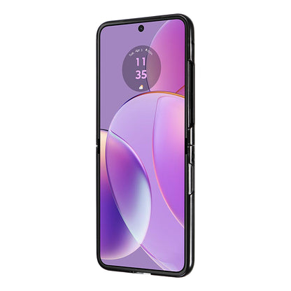 For Motorola Razr 40 5G Drop-proof Phone Cover Shockproof PU Leather+PC Phone Case