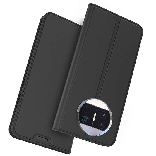 For Huawei Mate X3 5G Smooth Feeling PU Leather Phone Case Card Storage Slot Magnetic Stand Shell