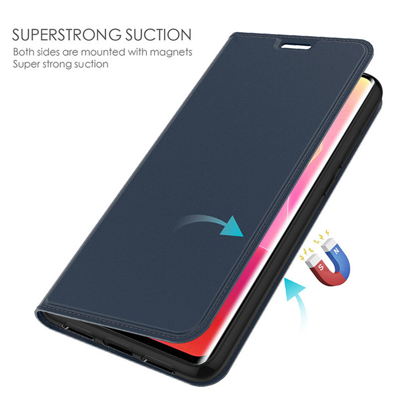 For Huawei Mate X3 5G Smooth Feeling PU Leather Phone Case Card Storage Slot Magnetic Stand Shell