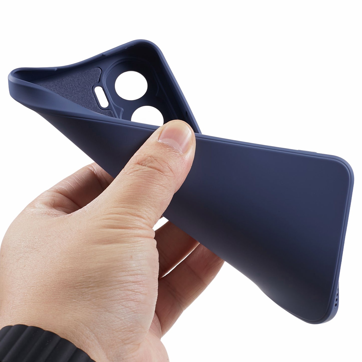 For Honor X50i 5G TPU Phone Case Fiber Lining Shockproof Rubberized Cover