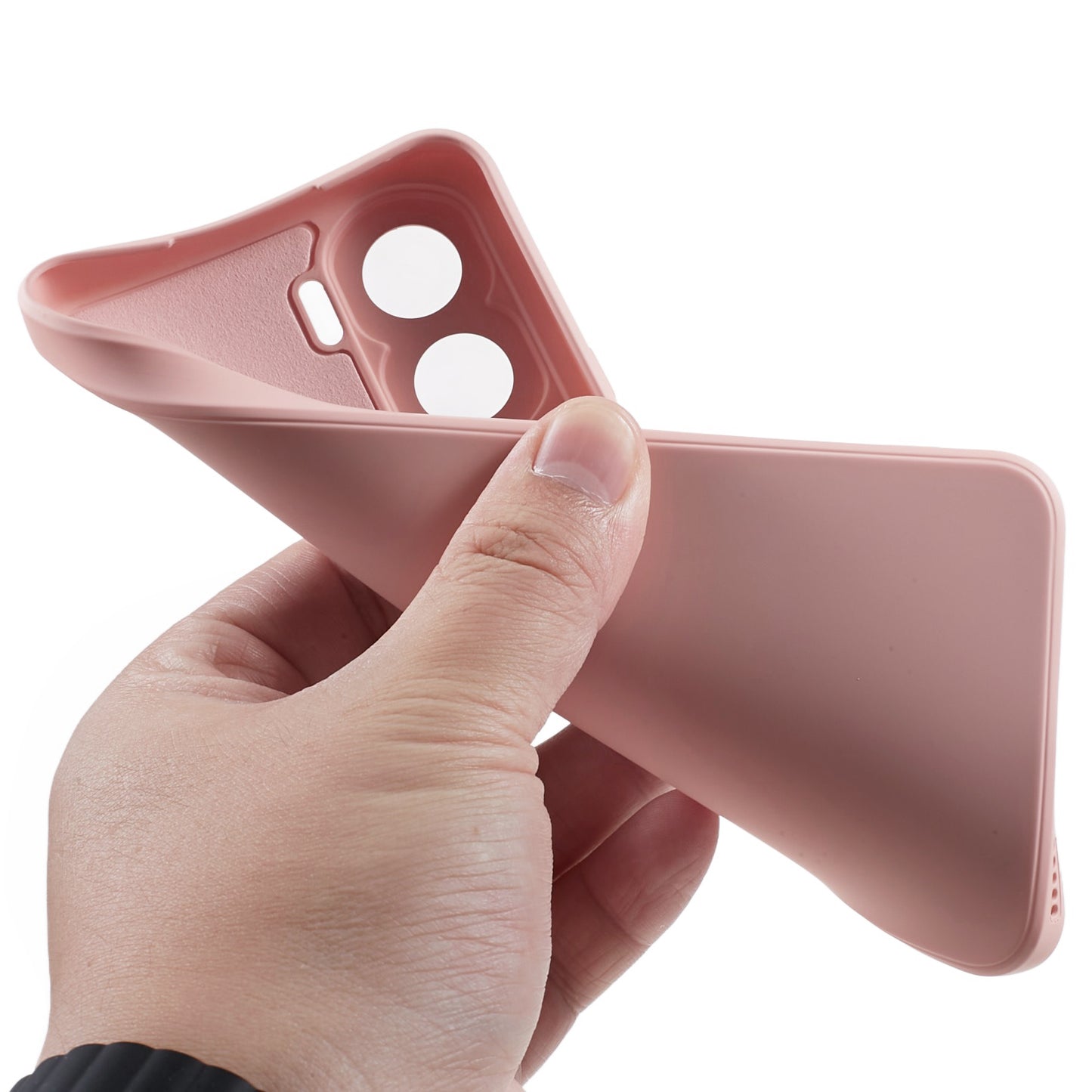 For Honor X50i 5G TPU Phone Case Fiber Lining Shockproof Rubberized Cover