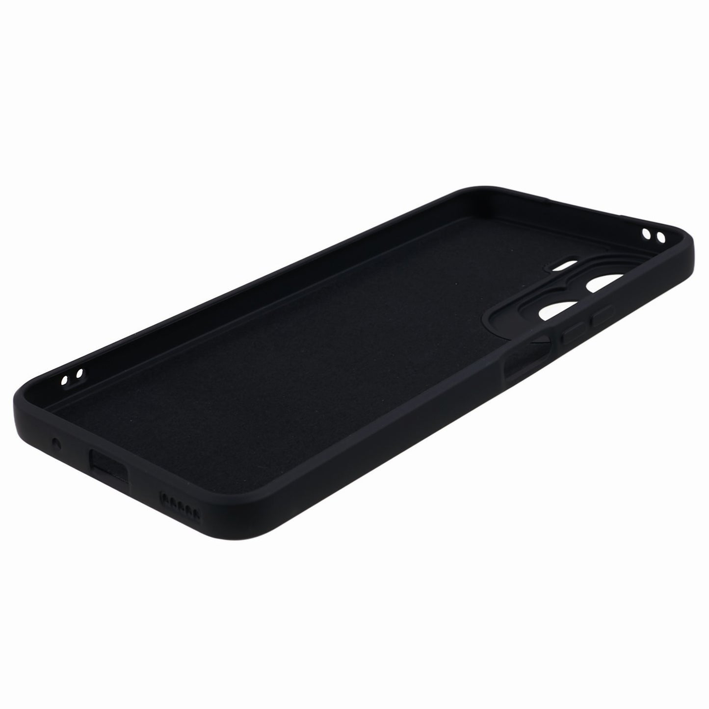 For Honor X50i 5G TPU Phone Case Fiber Lining Shockproof Rubberized Cover