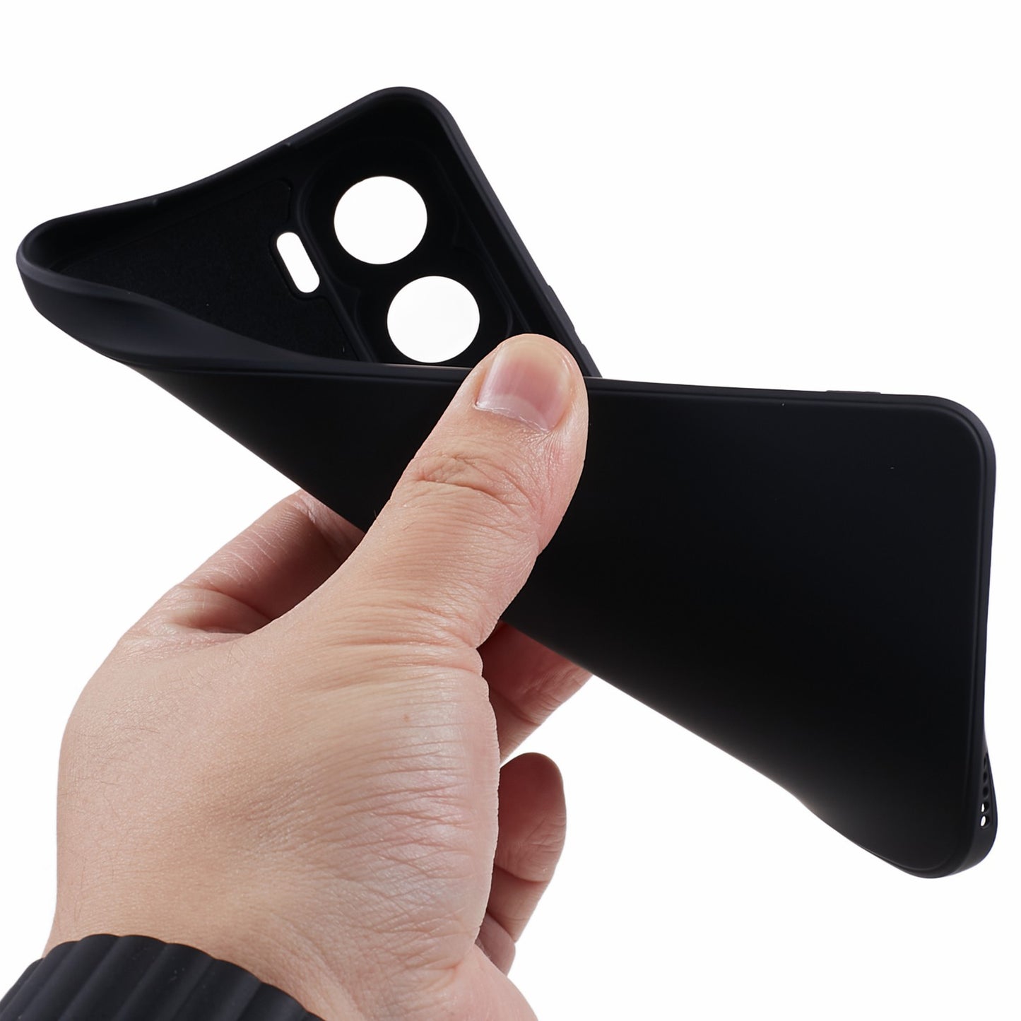 For Honor X50i 5G TPU Phone Case Fiber Lining Shockproof Rubberized Cover