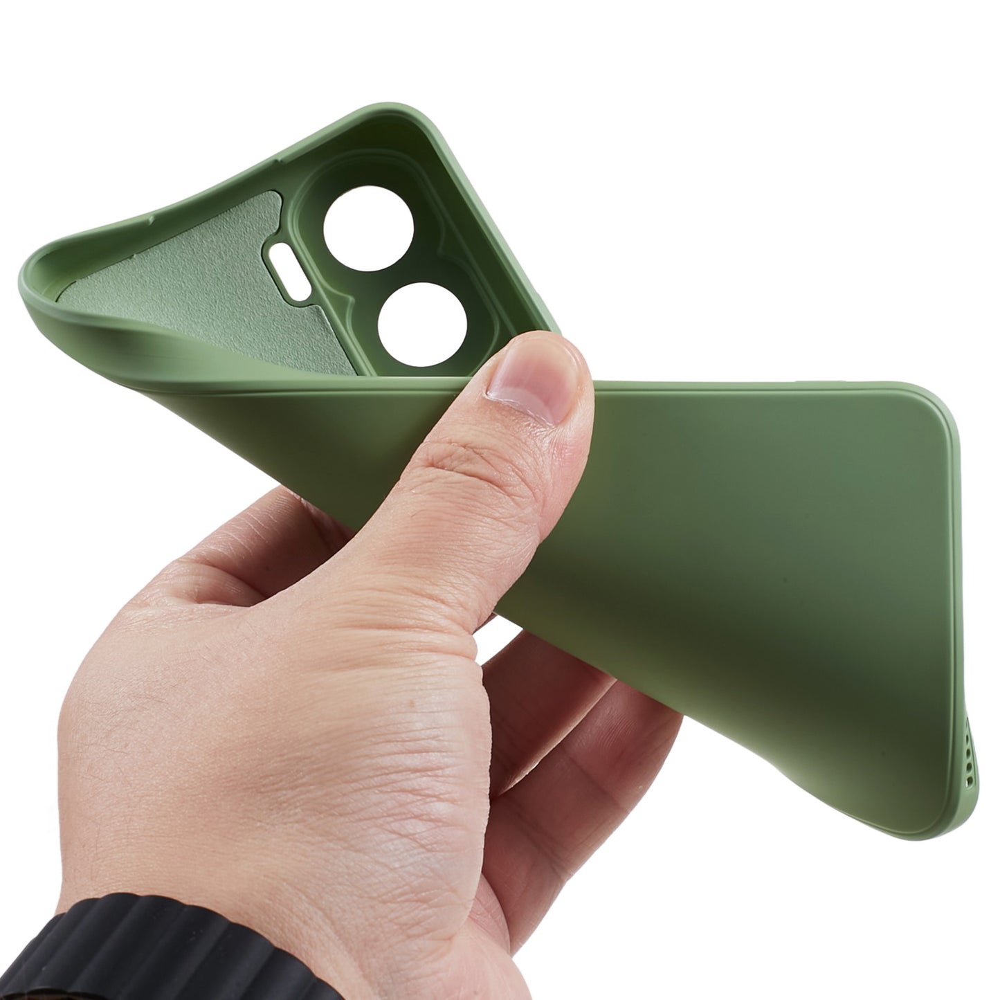 For Honor X50i 5G TPU Phone Case Fiber Lining Shockproof Rubberized Cover