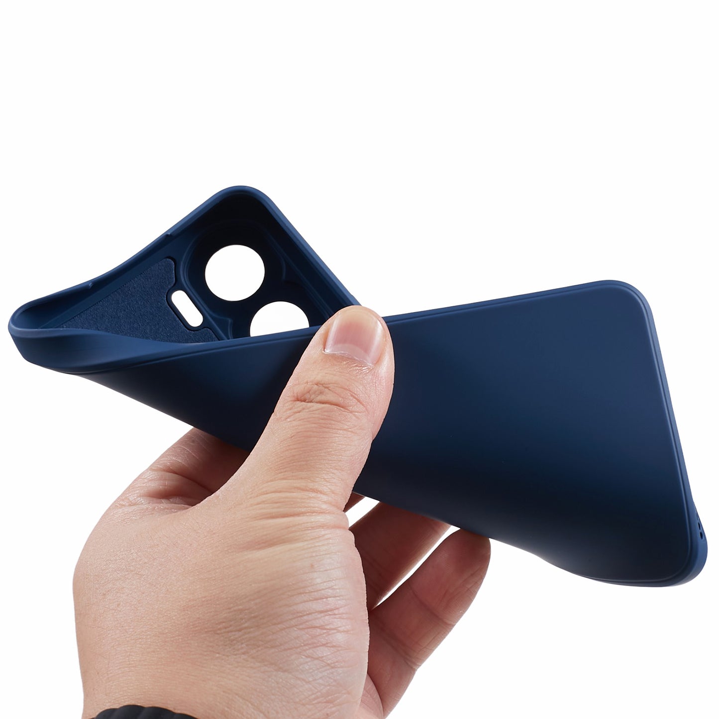 For Honor X50i 5G TPU Phone Case Fiber Lining Shockproof Rubberized Cover
