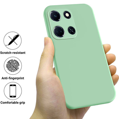 For Infinix Note 30 VIP 5G Soft Lining Shockproof Cover Liquid Silicone Cell Phone Case with Strap