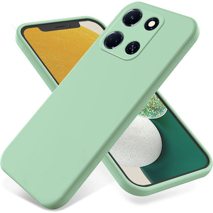 For Infinix Note 30 VIP 5G Soft Lining Shockproof Cover Liquid Silicone Cell Phone Case with Strap