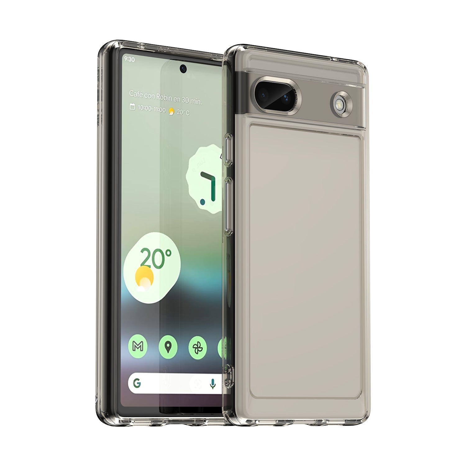 Candy Series For Google Pixel 6a Drop-proof TPU Phone Case Clear Back Cover