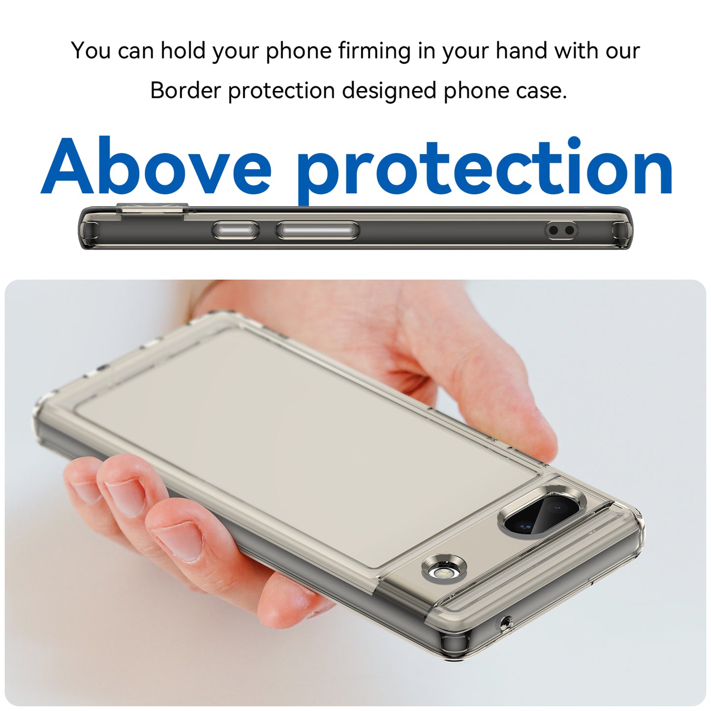 Candy Series For Google Pixel 6a Drop-proof TPU Phone Case Clear Back Cover