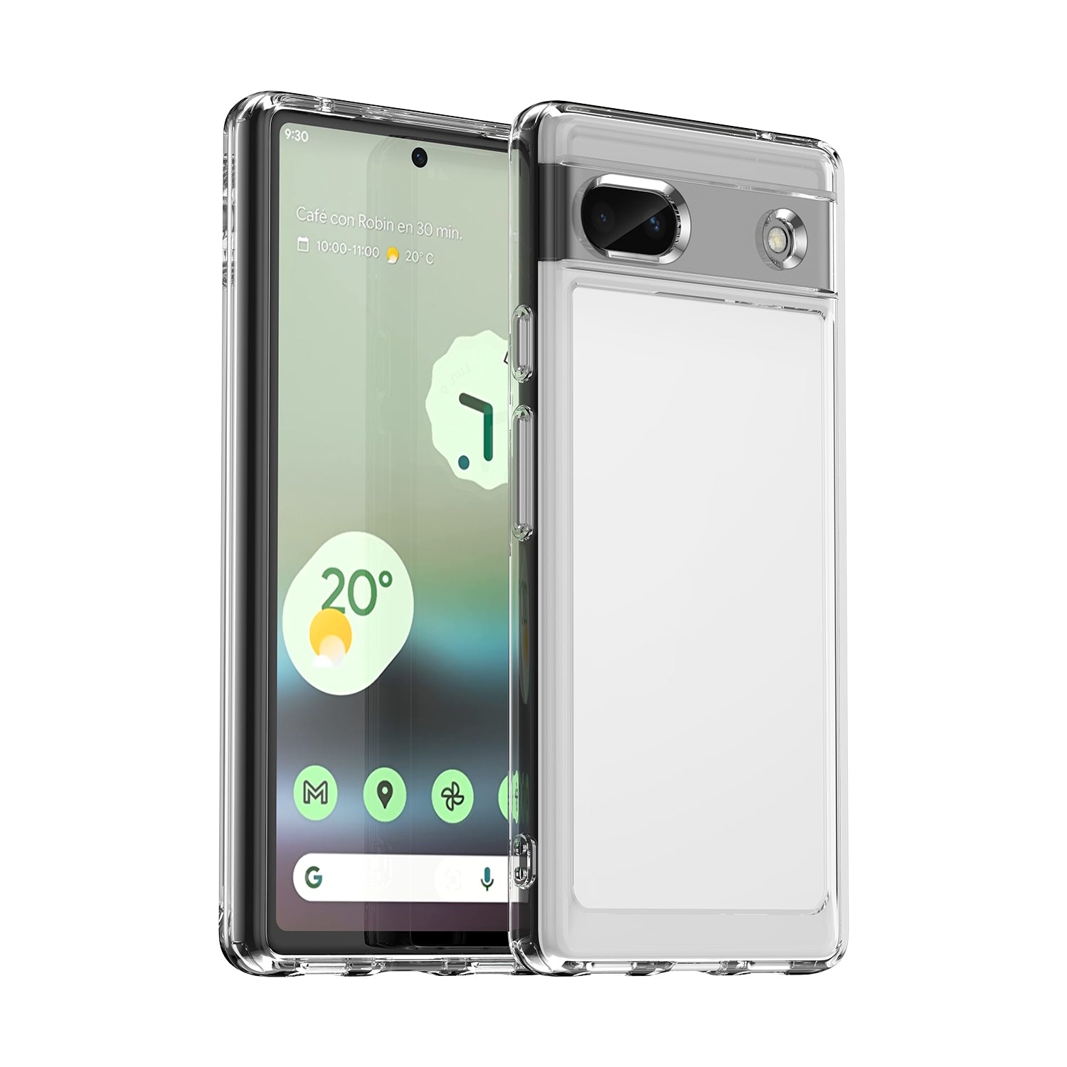 Candy Series For Google Pixel 6a Drop-proof TPU Phone Case Clear Back Cover