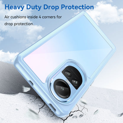 For Oppo Reno10 Pro 5G (Global) / Reno10 5G (Global) TPU+Acrylic Hybrid Case Drop-proof Mobile Phone Back Protector Cover