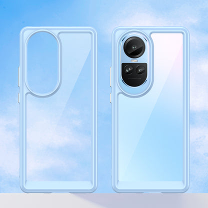 For Oppo Reno10 Pro 5G (Global) / Reno10 5G (Global) TPU+Acrylic Hybrid Case Drop-proof Mobile Phone Back Protector Cover