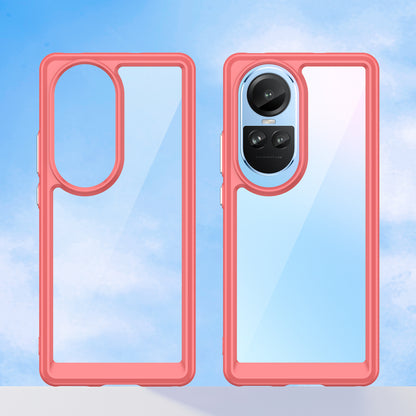 For Oppo Reno10 Pro 5G (Global) / Reno10 5G (Global) TPU+Acrylic Hybrid Case Drop-proof Mobile Phone Back Protector Cover