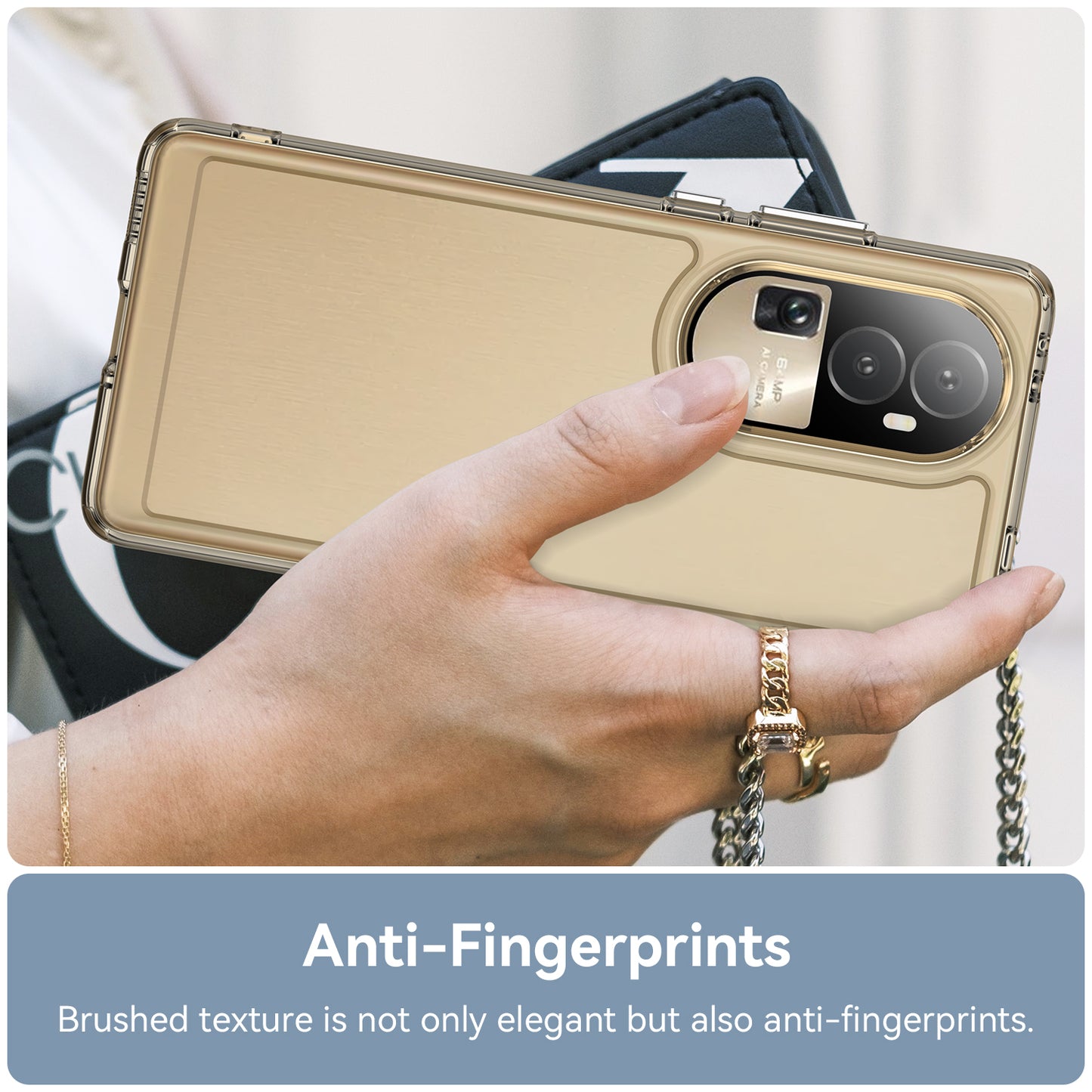 Candy Series For Oppo Reno10 Pro+ 5G Shock-absorbing TPU Phone Case Clear Back Cover