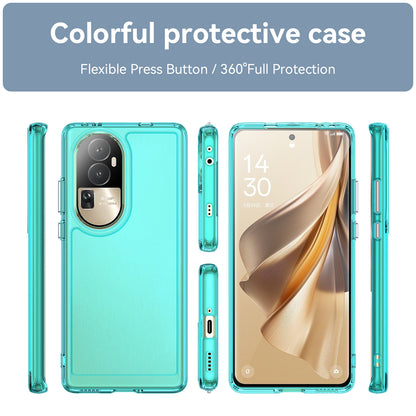 Candy Series For Oppo Reno10 Pro+ 5G Shock-absorbing TPU Phone Case Clear Back Cover