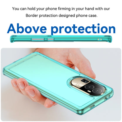 Candy Series For Oppo Reno10 Pro+ 5G Shock-absorbing TPU Phone Case Clear Back Cover