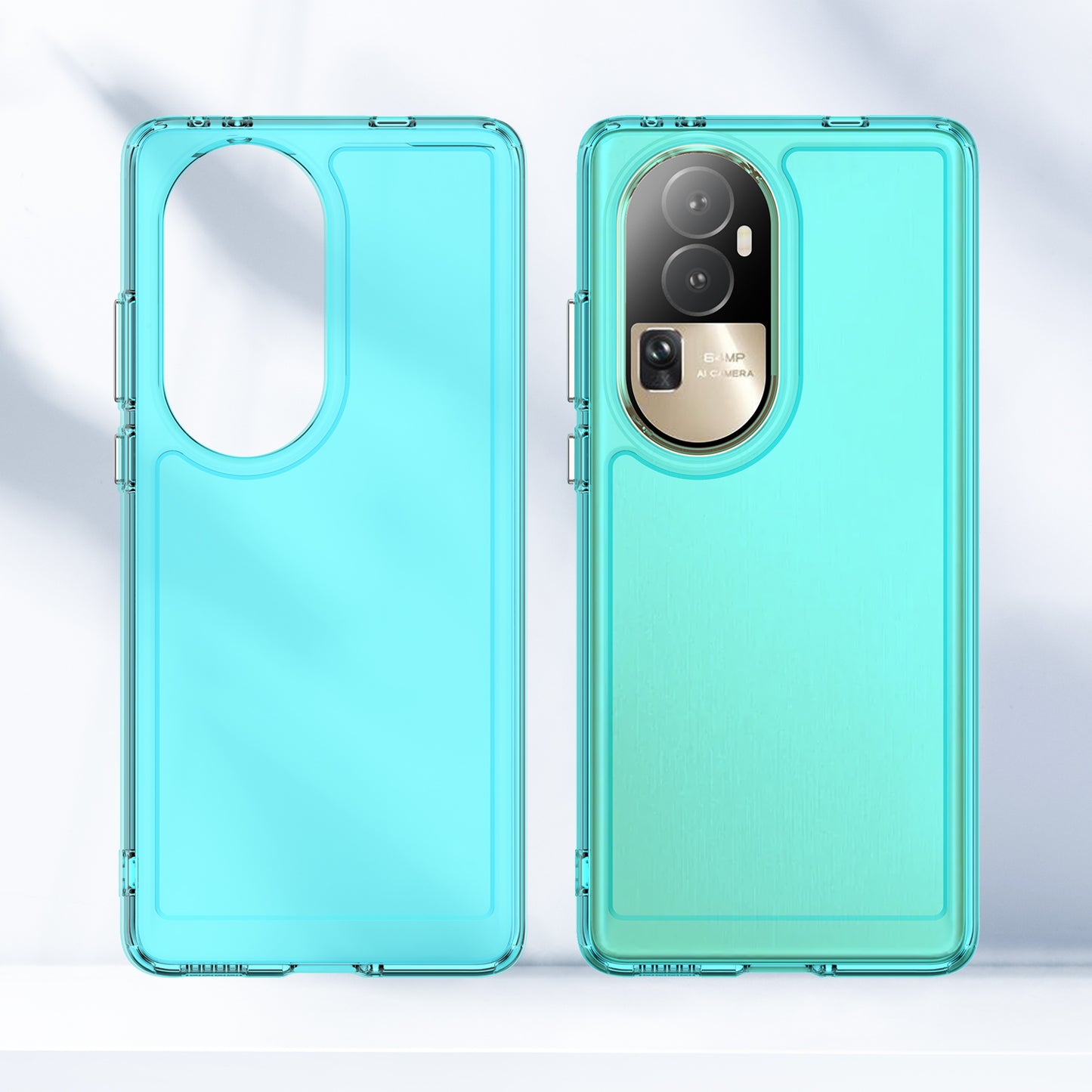 Candy Series For Oppo Reno10 Pro+ 5G Shock-absorbing TPU Phone Case Clear Back Cover