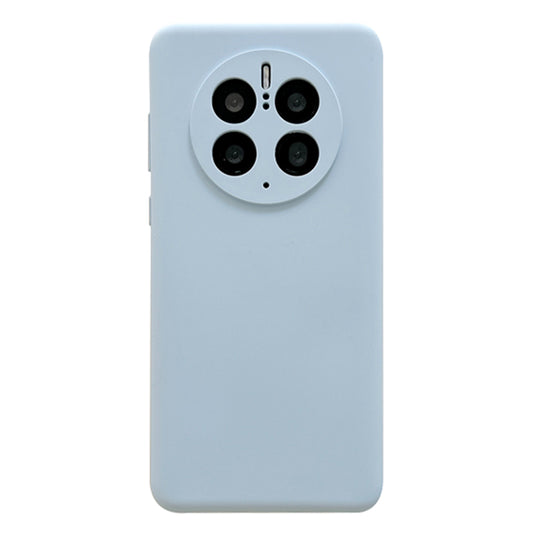 For Huawei Mate 50 Pro 4G Liquid Silicone+PC Phone Case Anti-drop Cover with Soft Lining