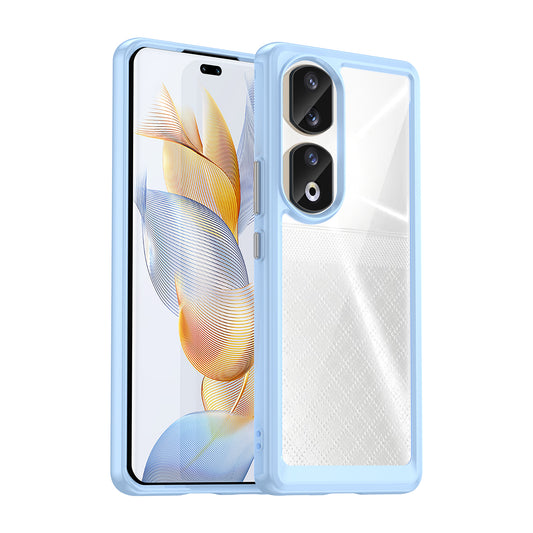 For Honor 90 Pro TPU+Acrylic Hybrid Phone Case Clear Back Protective Cover