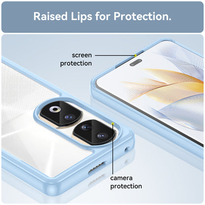 For Honor 90 Pro TPU+Acrylic Hybrid Phone Case Clear Back Protective Cover