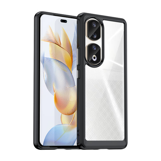 For Honor 90 Pro TPU+Acrylic Hybrid Phone Case Clear Back Protective Cover