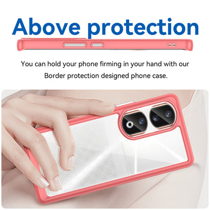 For Honor 90 Pro TPU+Acrylic Hybrid Phone Case Clear Back Protective Cover