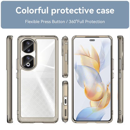 For Honor 90 Pro TPU+Acrylic Hybrid Phone Case Clear Back Protective Cover