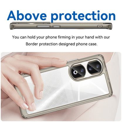 For Honor 90 Pro TPU+Acrylic Hybrid Phone Case Clear Back Protective Cover
