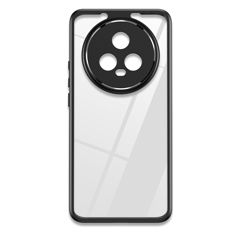 For Honor Magic5 TPU + Hard PC Clear Phone Cover Transparent Anti-scratch Cell Phone Case