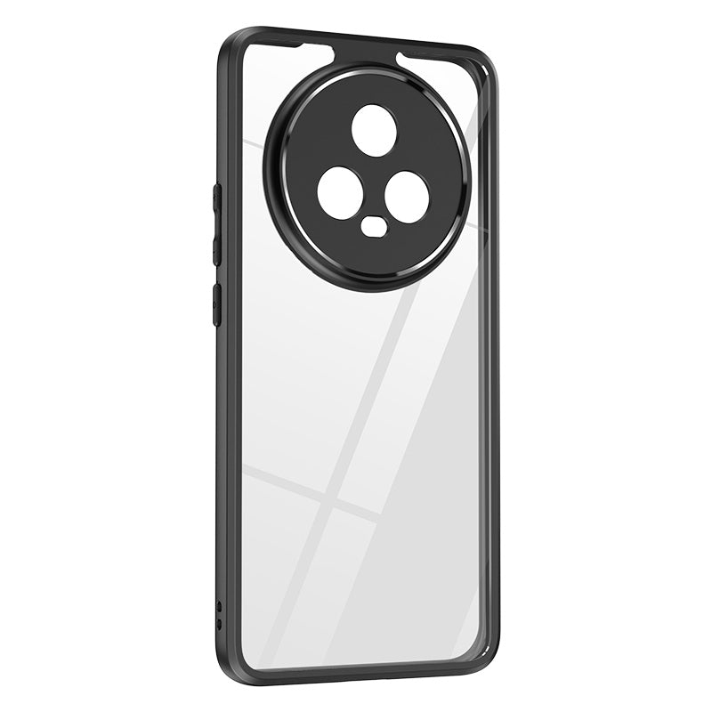 For Honor Magic5 TPU + Hard PC Clear Phone Cover Transparent Anti-scratch Cell Phone Case