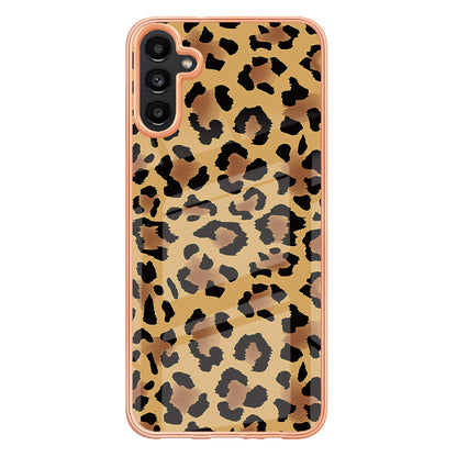 YB IMD Series-19 Style D For Samsung Galaxy A14 5G Pattern Printed 2.0mm TPU Back Cover Electroplated IMD Phone Case