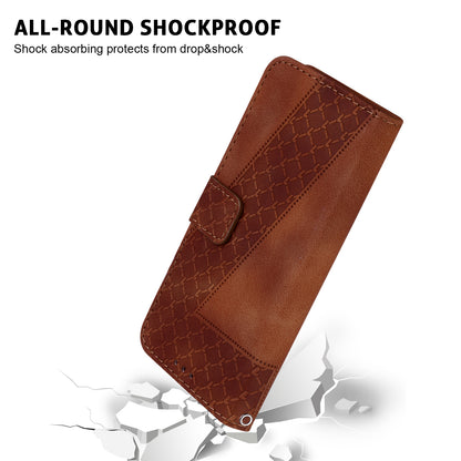 For Huawei nova Y61 4G Stand Cover Imprinted 7-Shape Pattern Wallet Flip Leather Phone Case