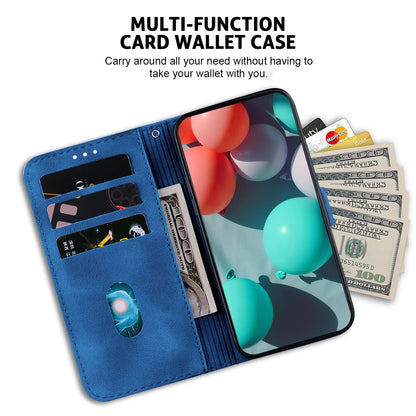 For Huawei nova Y61 4G Stand Cover Imprinted 7-Shape Pattern Wallet Flip Leather Phone Case