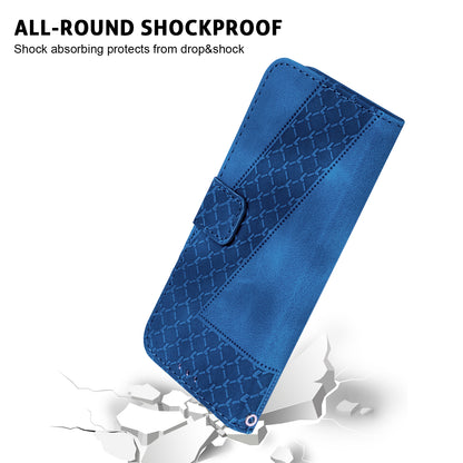For Huawei nova Y61 4G Stand Cover Imprinted 7-Shape Pattern Wallet Flip Leather Phone Case