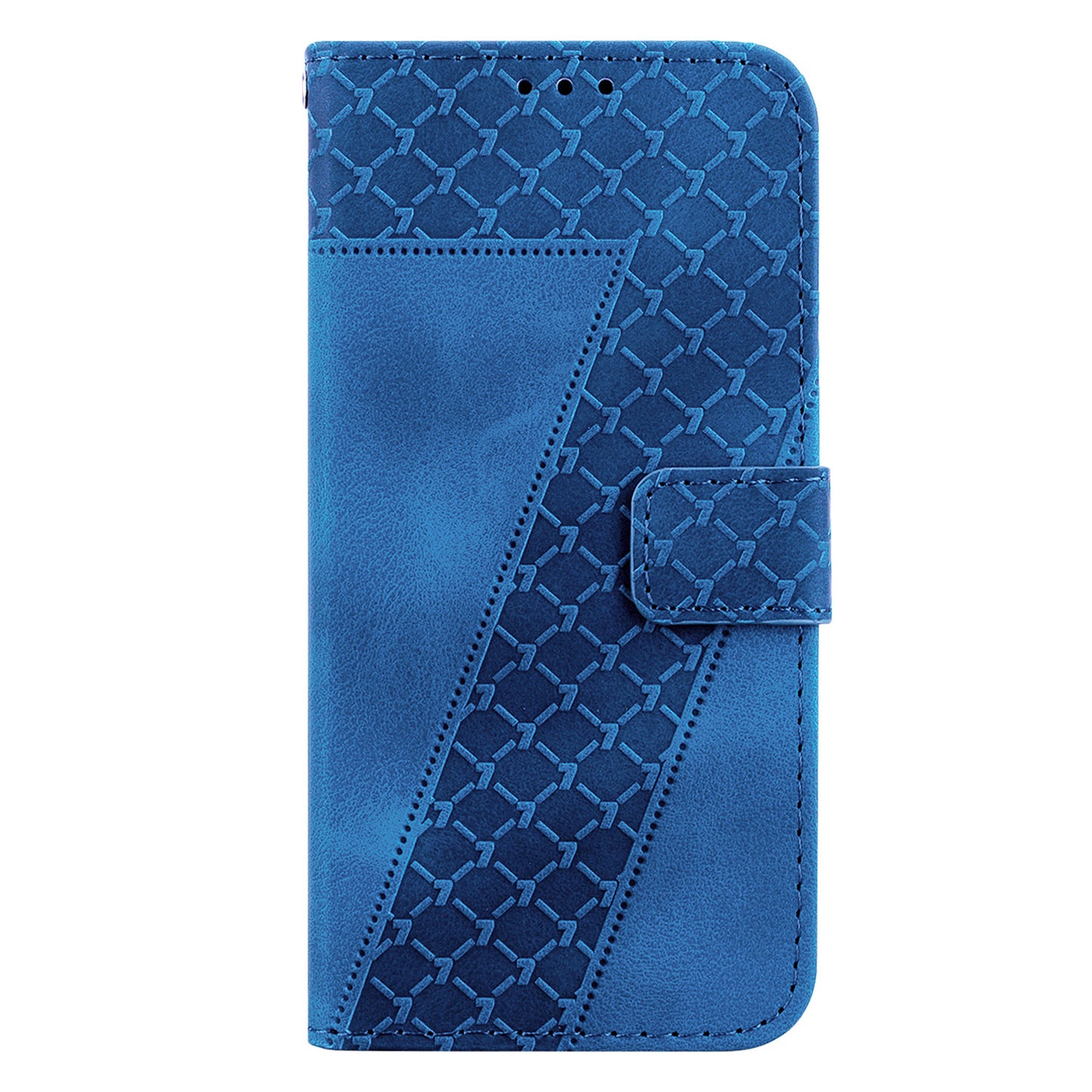 For Huawei nova Y61 4G Stand Cover Imprinted 7-Shape Pattern Wallet Flip Leather Phone Case