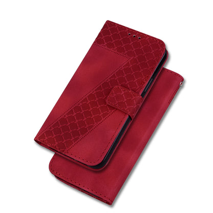 For Huawei nova Y61 4G Stand Cover Imprinted 7-Shape Pattern Wallet Flip Leather Phone Case