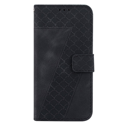 For Huawei nova Y61 4G Stand Cover Imprinted 7-Shape Pattern Wallet Flip Leather Phone Case