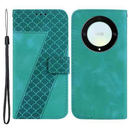 For Honor X9a 5G / X40 5G / Magic5 Lite 5G Flip Leather Phone Case Stand Imprinted 7-Shape Pattern Wallet Cover