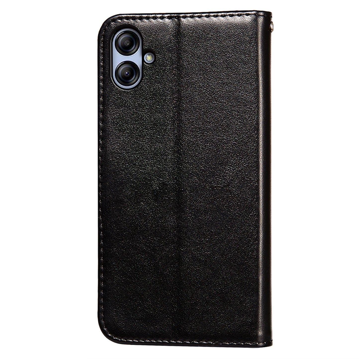 For Samsung Galaxy A04e 4G / M04 4G / F04 4G TPU+PU Leather Wallet Stand Flip Cover Magnetic Closure Phone Case