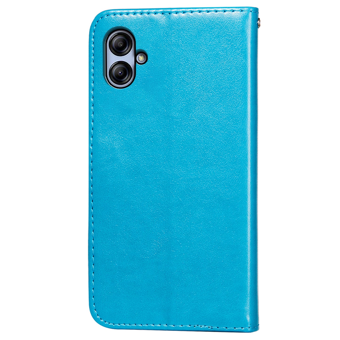 For Samsung Galaxy A04e 4G / M04 4G / F04 4G TPU+PU Leather Wallet Stand Flip Cover Magnetic Closure Phone Case