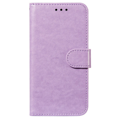 For Samsung Galaxy A04e 4G / M04 4G / F04 4G TPU+PU Leather Wallet Stand Flip Cover Magnetic Closure Phone Case