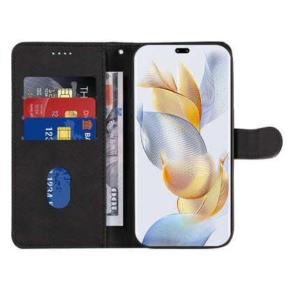 For Honor 90 Pro Slim-Fit Phone Case Imprinted Line Wallet Stand PU Leather Phone Cover