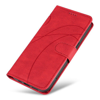 For Honor 90 Pro Slim-Fit Phone Case Imprinted Line Wallet Stand PU Leather Phone Cover