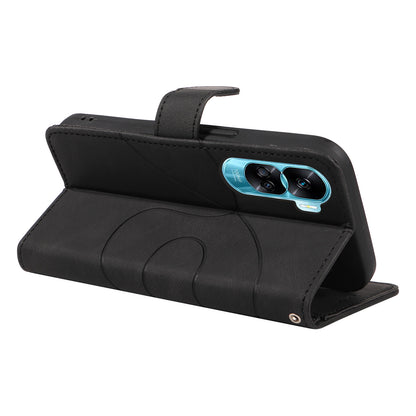 For Honor 90 Lite 5G / X50i 5G Cell Phone Case Imprinted Design Wallet TPU+PU Leather Stand Cover