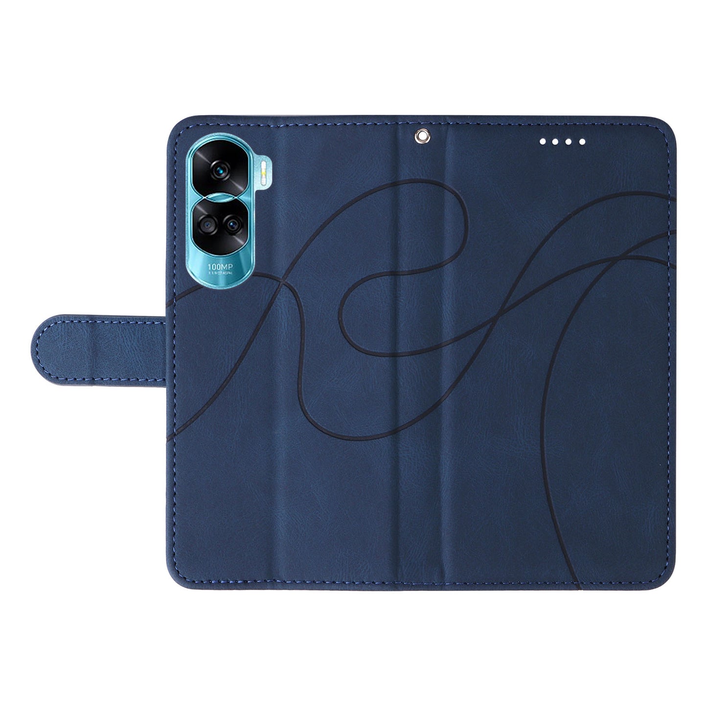 For Honor 90 Lite 5G / X50i 5G Cell Phone Case Imprinted Design Wallet TPU+PU Leather Stand Cover