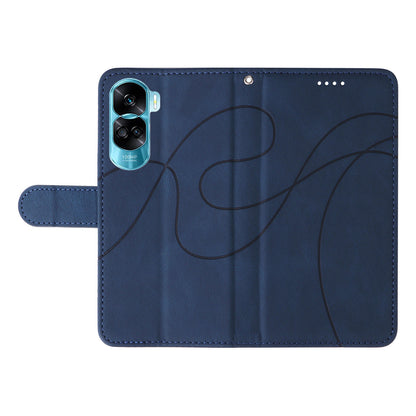 For Honor 90 Lite 5G / X50i 5G Cell Phone Case Imprinted Design Wallet TPU+PU Leather Stand Cover