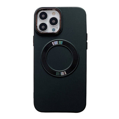 For iPhone 14 Pro Max TPU Phone Case Electroplating Camera Frame Magnetic Cover